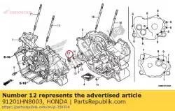 Qui puoi ordinare paraolio, 9x18x7 (arai) da Honda , con numero parte 91201HN8003: