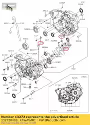 Here you can order the plate kx250w9f from Kawasaki, with part number 132720488: