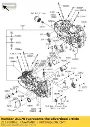 Aquí puede pedir sensor, velocidad de Kawasaki , con el número de pieza 211760042: