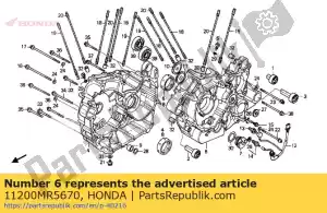 Honda 11200MR5670 crank case comp,l - Bottom side