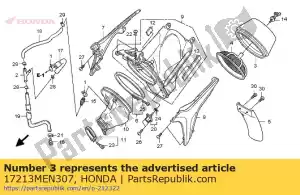 honda 17213MEN307 element,air/c - Bottom side