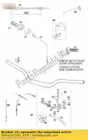 58302010300, KTM, aperto do acelerador dominó sxc'98 ktm sc sup sx sxc 400 540 620 1998 1999 2000 2001, Novo