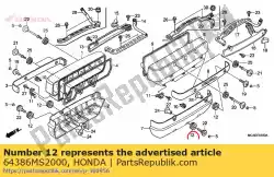 Tutaj możesz zamówić guma, pivot pod os? On? Od Honda , z numerem części 64386MS2000: