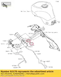 Qui puoi ordinare morsetto vn1500-d1 da Kawasaki , con numero parte 921701695: