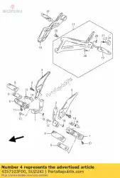 Tutaj możesz zamówić guard, fr ftr., r od Suzuki , z numerem części 4357103F00: