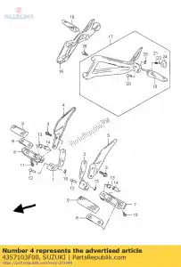 Suzuki 4357103F00 guard, fr ftr., r - Dół