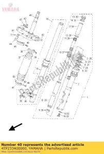 yamaha 4TP233400000 sotto parentesi comp. - Il fondo