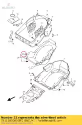 Qui puoi ordinare femmina, piano ma da Suzuki , con numero parte 75115800005RT: