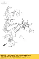 4811105H00YVB, Suzuki, scudo per le gambe suzuki an burgman a za  an400aza 400 , Nuovo