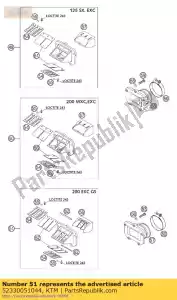 ktm 52330051044 valvola lamellare gruppo cpl. '98 - Il fondo