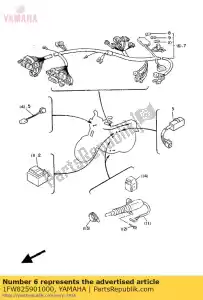 Yamaha 1FW825901000 wire harness assy - Bottom side