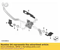 Qui puoi ordinare dado esagonale - m6 da BMW , con numero parte 61211459656: