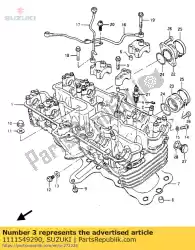 Qui puoi ordinare guida, aspirazione va da Suzuki , con numero parte 1111549290: