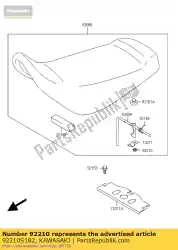 Here you can order the nut from Kawasaki, with part number 92210S182: