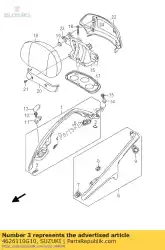 Here you can order the cushion,pillion from Suzuki, with part number 4626110G10: