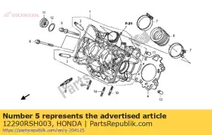 Honda 12290RSH003 plug, spark (ifr6g-11k) - Bottom side