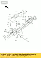 2300511706Z, Kawasaki, lampe tête de corps, f kvf400-c kawasaki kvf 400 2000 2001 2002, Nouveau