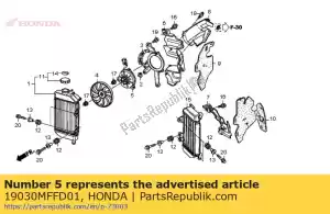 Honda 19030MFFD01 conjunto do motor, ventilador - Lado inferior