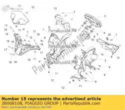 Tutaj możesz zamówić coperchio superiore cruscotto od Piaggio Group , z numerem części 2B008108: