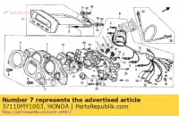 37110MY1003, Honda, case assy., upper honda xrv africa twin  xrv750 750 , New