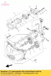 Qui puoi ordinare rimanere, ambientazione da Yamaha , con numero parte 4TX8431R0000: