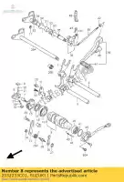 2532233C01, Suzuki, palanca de cambios, ca suzuki gsx  g rf r f gsxr w ru r2 gsx1100g r750w r1100w rf600ru rf900r rf600r r750 r600 1100 900 600 750 , Nuevo