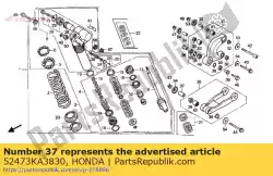 Here you can order the collar, conn. Rod from Honda, with part number 52473KA3830: