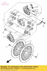 Here you can order the caliper assy (right) from Yamaha, with part number 4FM2580U0000: