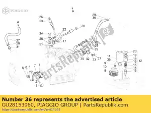 Piaggio Group GU28153960 joint - Bottom side