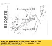 866580, Piaggio Group, piastra superiore forcella derbi gilera rcr rcr 50 senda senda r drd x treme senda sm drd x treme smt zapabb01 zdpab zdpaba01, zdpabb0,  zdpabb01, zdpabl01 0 50 2007 2010 2011 2012 2013 2014 2016 2017 2018, Nuovo
