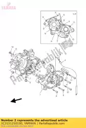 Ici, vous pouvez commander le carter 2 auprès de Yamaha , avec le numéro de pièce 1C3151210100: