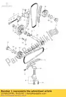 1276023F00, Suzuki, cadena de compensación, levas suzuki dl sv 1000 2002 2003 2004 2005 2006 2007 2008 2009 2010, Nuevo