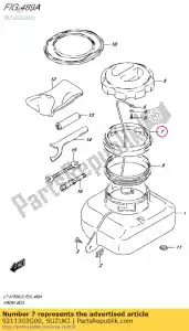 suzuki 9211303G00 supporto, frontale bo - Il fondo