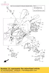 Ici, vous pouvez commander le support 2 auprès de Yamaha , avec le numéro de pièce 3C32836E0000: