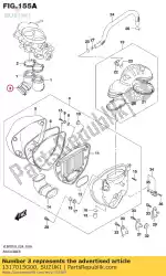 Here you can order the clamp,intake pi from Suzuki, with part number 1317015G00: