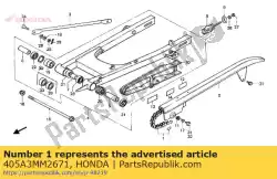 geen beschrijving beschikbaar op dit moment van Honda, met onderdeel nummer 405A3MM2671, bestel je hier online: