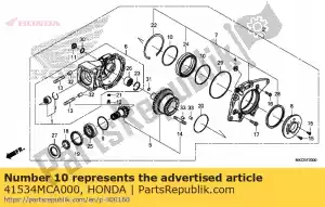 honda 41534MCA000 cuña e, corona dentada (2.06) - Lado inferior