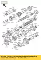 132601880, Kawasaki, marcia, uscita 3a, 28t zx900-e1p kawasaki z zx 900 1000 2000 2001 2002 2003 2004 2005 2006 2007 2008 2009, Nuovo