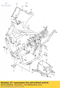 Suzuki 0930108009 krzak - Dół