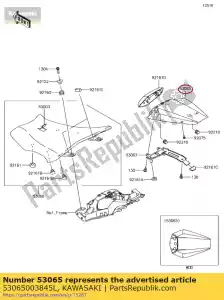 kawasaki 53065003845L sedile di copertura, f.ebony zx1000sgfb - Il fondo