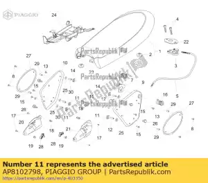 Piaggio Group AP8102798 clip m6 - Il fondo