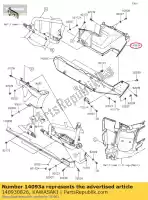 140930826, Kawasaki, 01 tapa, lateral, rr, dcha. kawasaki  1000 2020, Nuevo