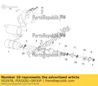 652978, Piaggio Group, soporte de bomba eléctrica     , Nuevo