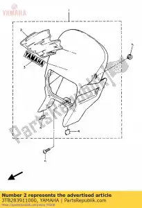 Yamaha 3TB283911000 gráfico 1 - Lado inferior