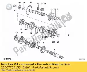 bmw 23007700155 stop disk - 25,6x28,5x1,5 - Bottom side