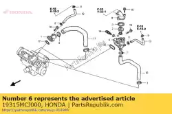 Here you can order the cover, thermostat from Honda, with part number 19315MCJ000: