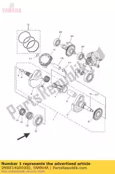 Ici, vous pouvez commander le vilebrequin auprès de Yamaha , avec le numéro de pièce 2MBE14000000: