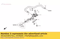 36162GEV761, Honda, valvola, solenoide controllo spurgo honda nhx nps 50 110 2005 2006 2007 2008 2009 2010 2011 2012 2013, Nuovo