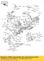 140920856, Kawasaki, cubierta, marco, lh ex650ecf kawasaki er-6f 650 2012 2013 2014 2015 2016, Nuevo