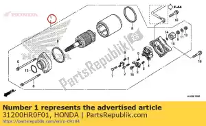 honda 31200HR0F01 starter motor - Bottom side